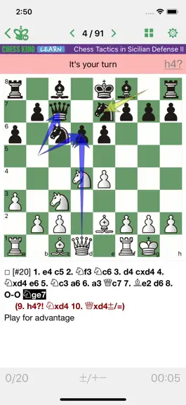 Game screenshot Chess Tactics. Sicilian Def. 2 mod apk