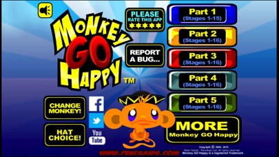 How to cancel & delete Monkey GO Happy from iphone & ipad 2