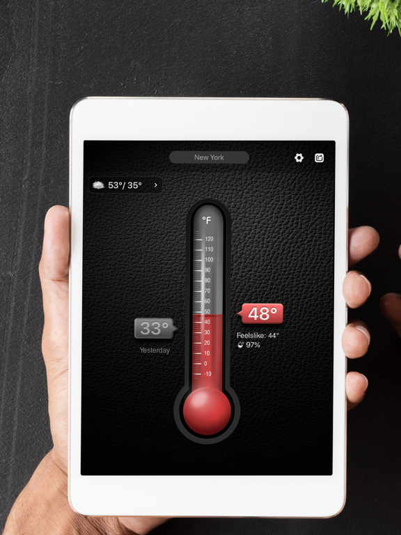 温度計 - 周囲の気温を知るのおすすめ画像1