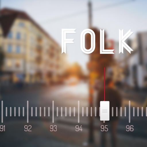 Folk FM Music Radio Icon