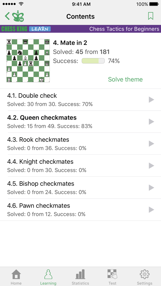 #4. Chess Tactics for Beginners (iOS) 由: Chess King