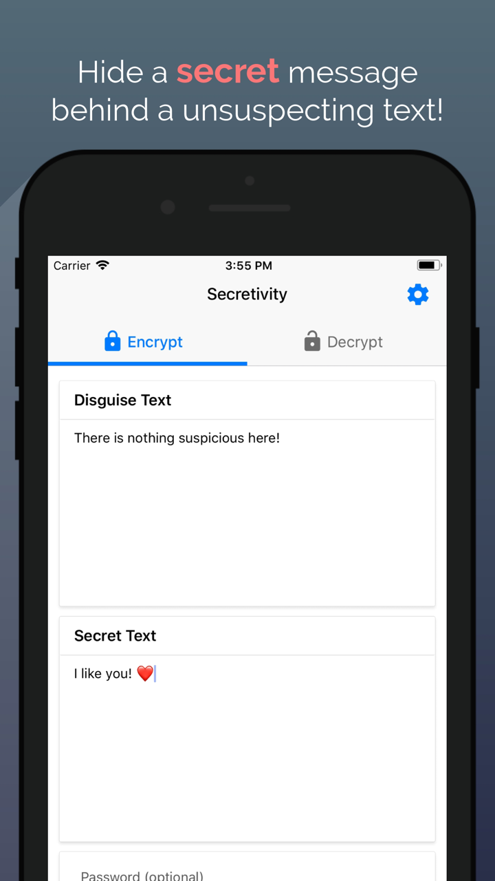 Secretivity – Lock & Hide Text screenshot 1