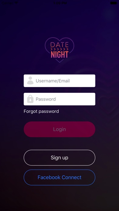 Date Night Application screenshot 2