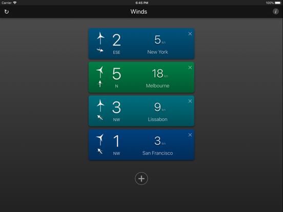 Winds App iPad screenshot 8 - Weather app