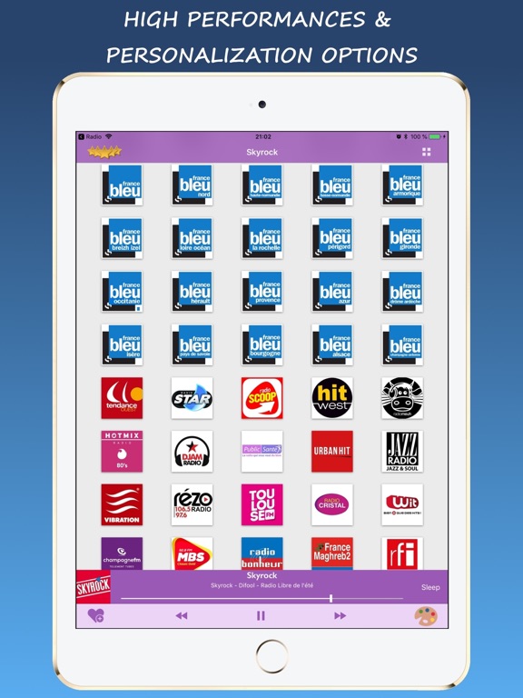 Radios France - Live ! iPad screenshot 3 - Utilities app
