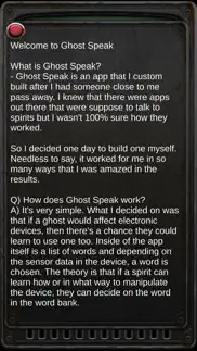 ghost speak iphone screenshot 3