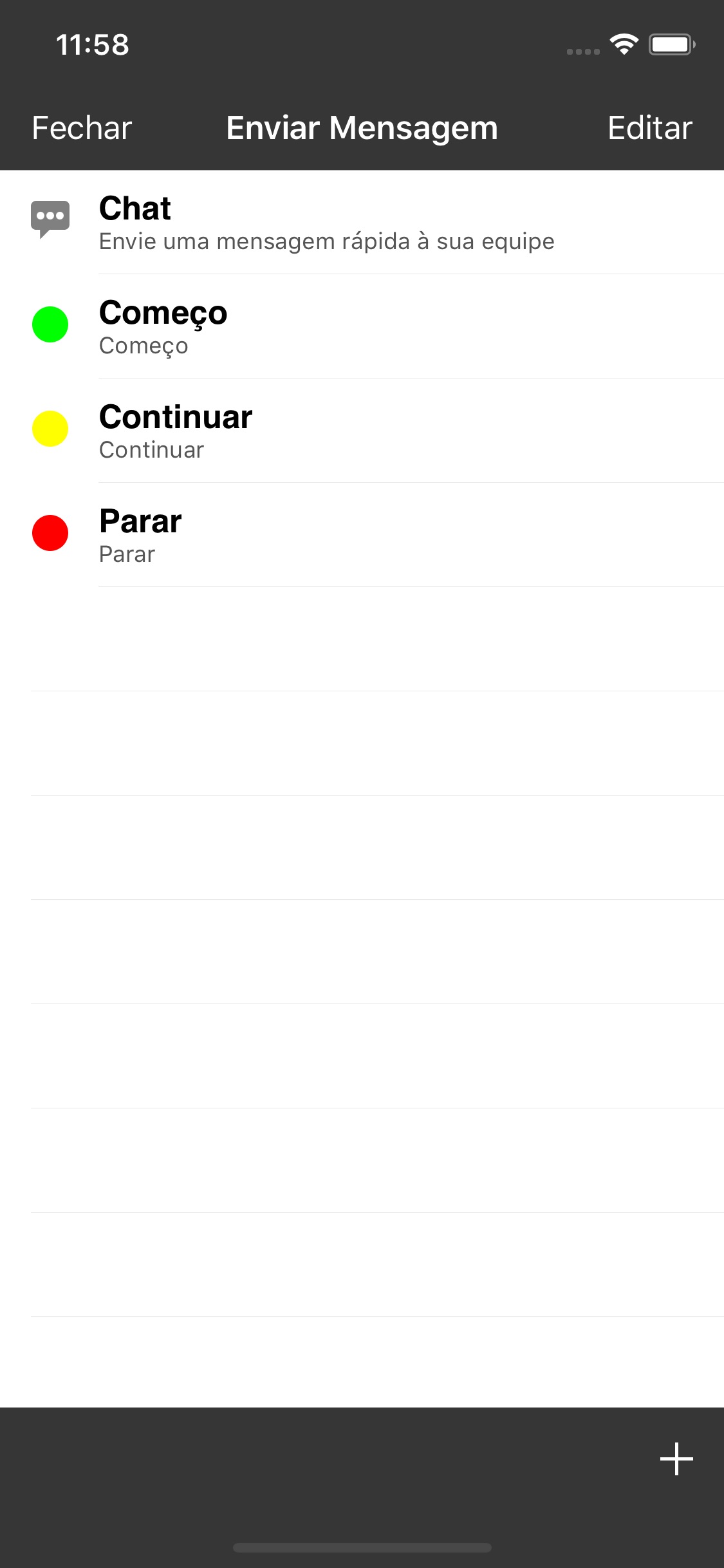 Screenshot do app OnSong Pro