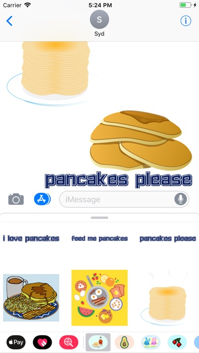 Pancake Flapjack Stickers screenshot 2