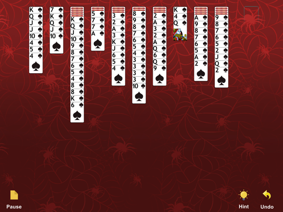 Spider Solitaire: Card Gameのおすすめ画像3