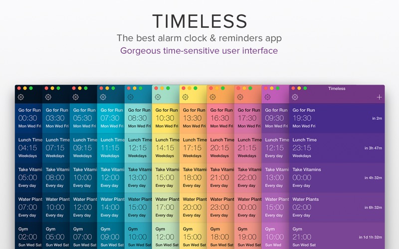 Screenshot #1 pour Timeless: Alarm Clock