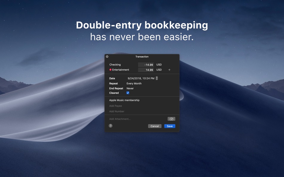 #3. Finances 2 (macOS) 由: Matthias Hochgatterer