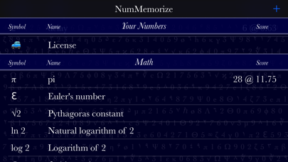 NumMemorize screenshot