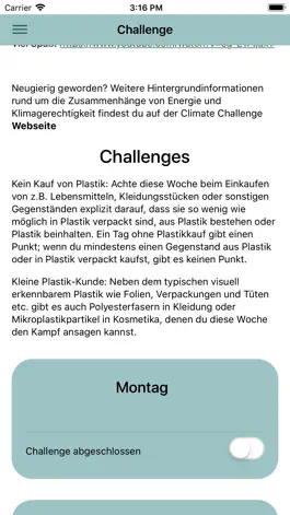 Game screenshot Climate Challenge App apk