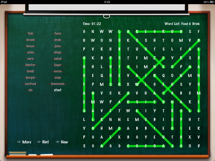 WordSearch Unlimited iPad