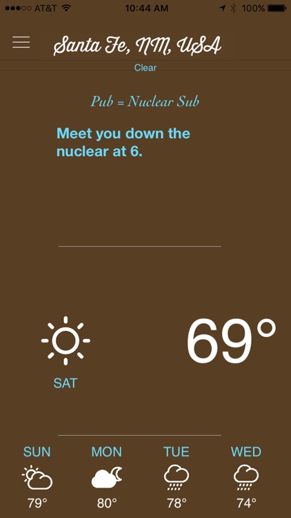 Cockney Weather