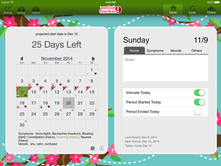 Period Tracker HD