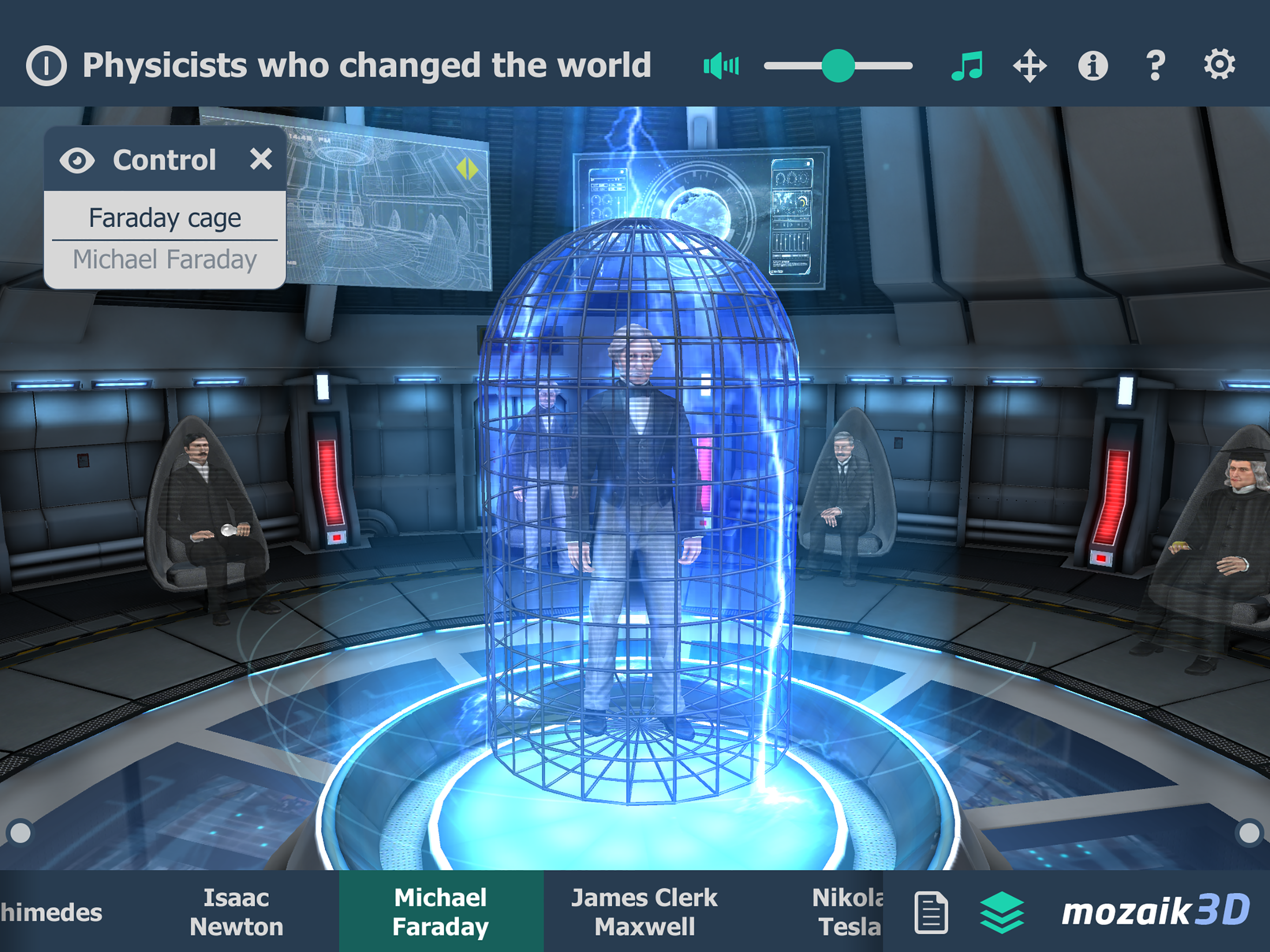 Famous physicists 3D