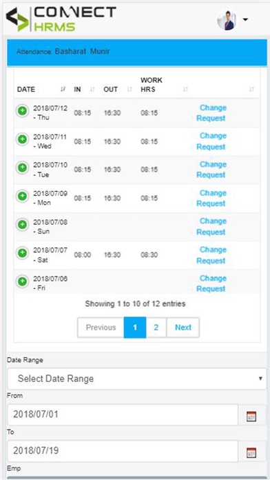 ConnectHRMS screenshot 3