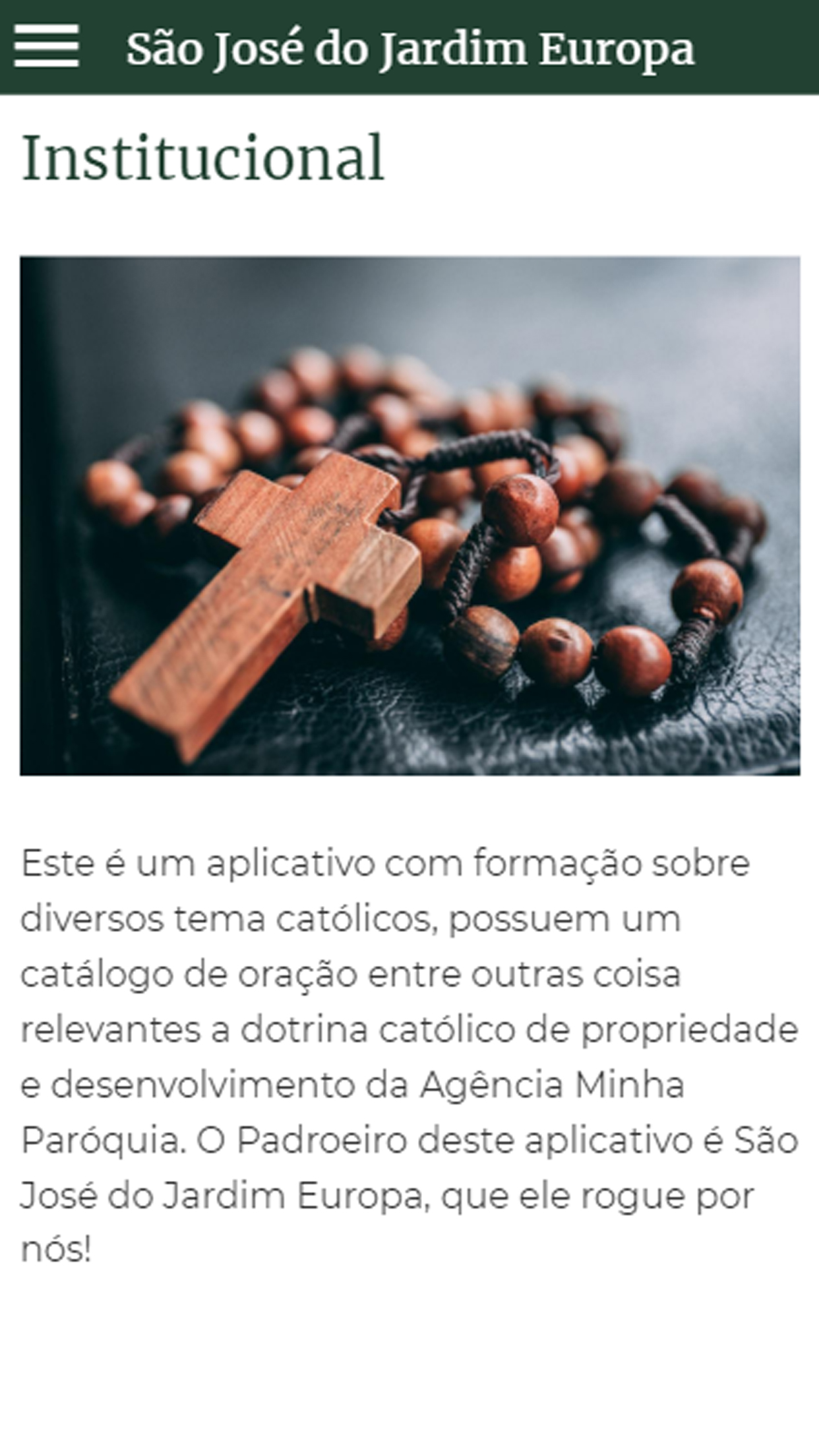 S José do Jd Europa - Orações screenshot 3
