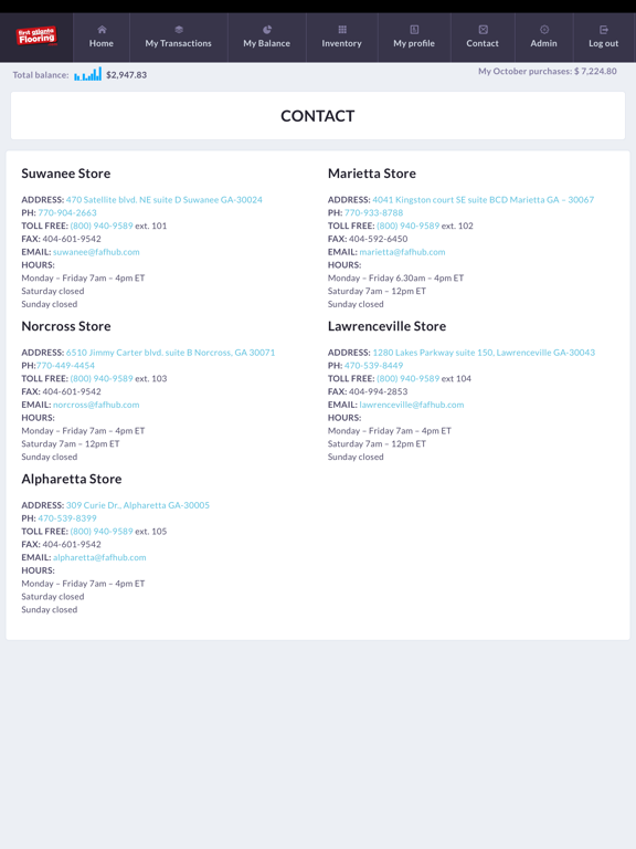 FAF Mobile App iPad screenshot 5 - Business app