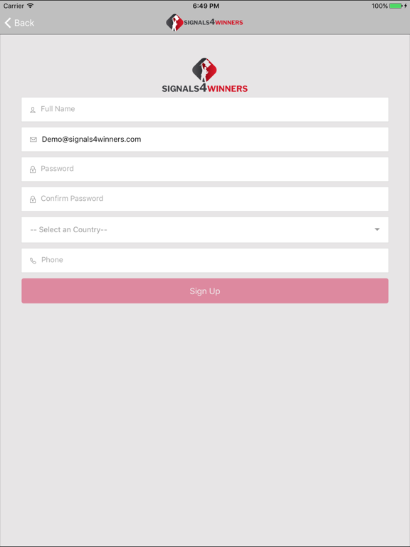 Screenshot #5 pour Signals4Winners