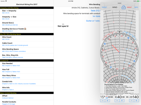 Sparky's E6B Lite iPad screenshot