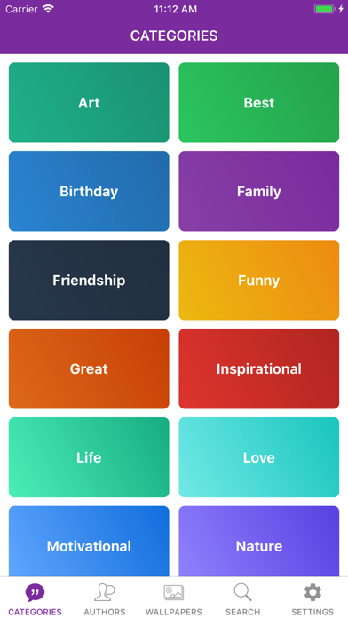 Screenshot #1 pour Daily Quotes - Quote Maker