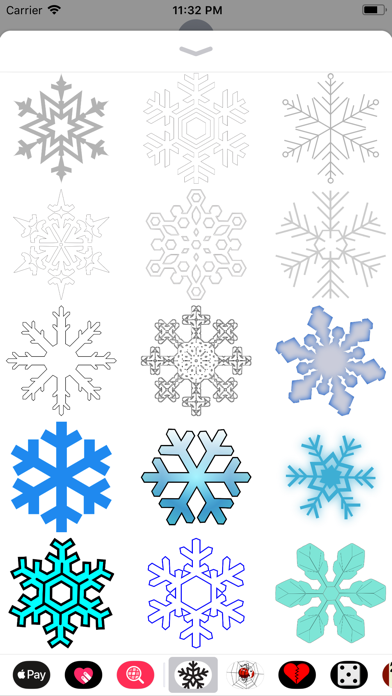 Snowflake Sticker Pack screenshot 4