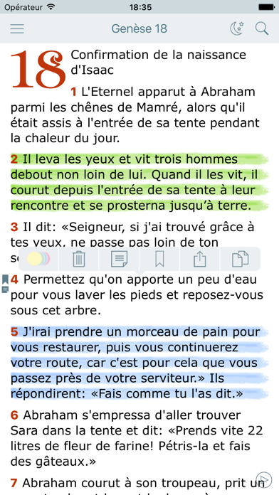 Screenshot #1 pour La Bible en Français. L Segond