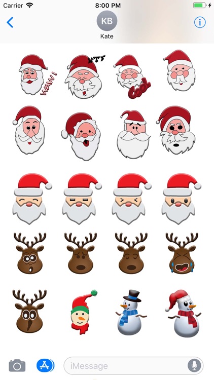 Christmas Moji & Animated Emoj