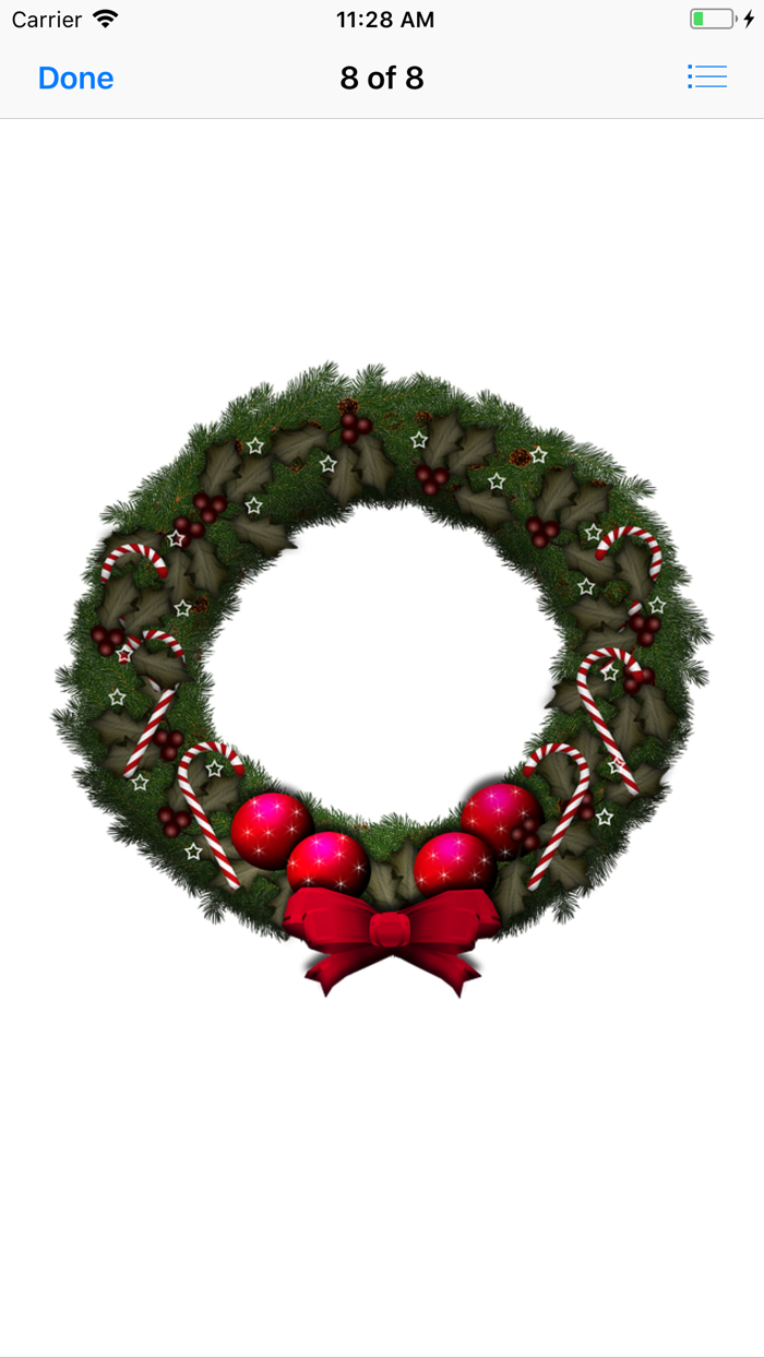 My Christmas Wreath Stickers