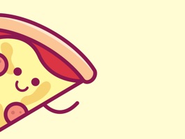 Pizza Pal is a silly little guy who will make your texts that much more interesting