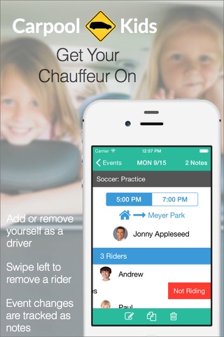 Carpool Kids: Family Calendar screenshot 3