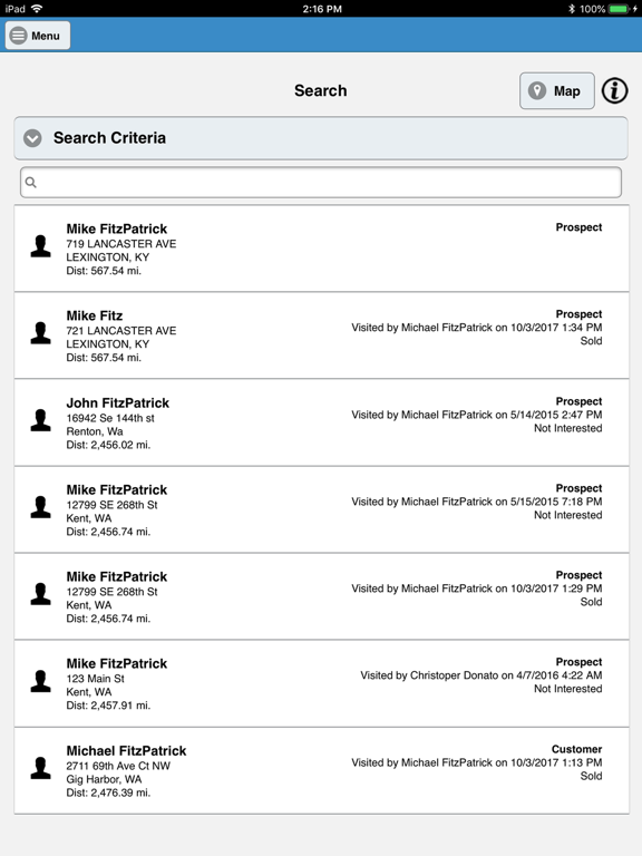 Swyft Mobile iPad screenshot 3 - Business app