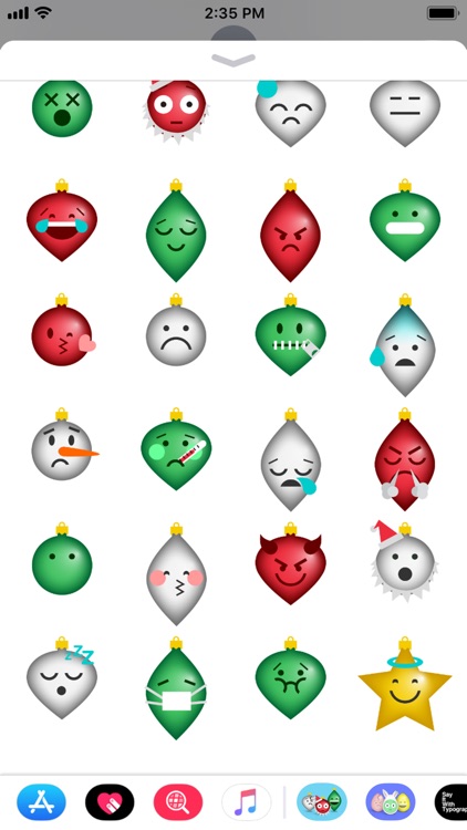 Christmas OrnaMojis