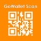 GoWallet scan for Mobile app wordt gebruikt door merchants om de klantenkaarten en coupons te scannen
