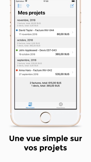 Facture Qapla Dans L App Store