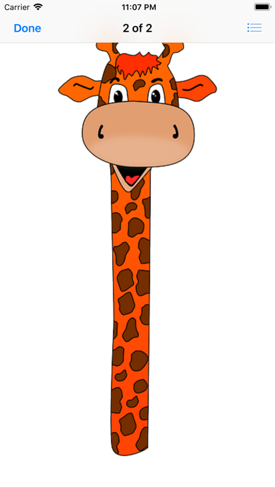 Silly Giraffe Sticker Pack screenshot 2