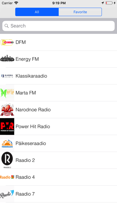Screenshot #1 pour Estonie Radio- Eesti