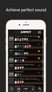 ampkit+ guitar amps & pedals iphone screenshot 4