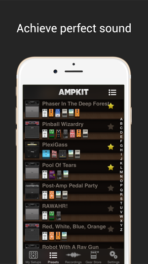 ‎AmpKit+ guitar amps & pedals Screenshot