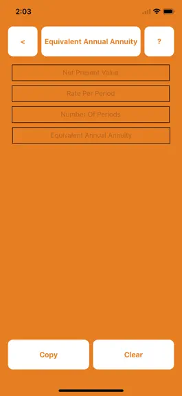 Game screenshot Corporate Finance Calculator apk