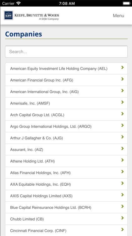 2018 KBW Insurance Conference