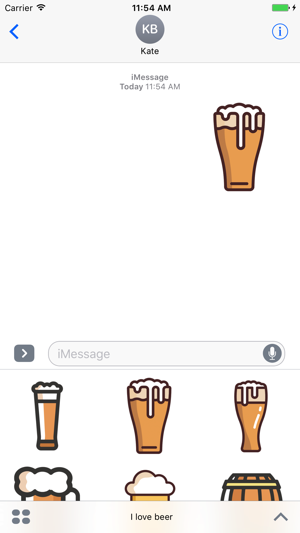 I love beer - sticker pack(圖3)-速報App