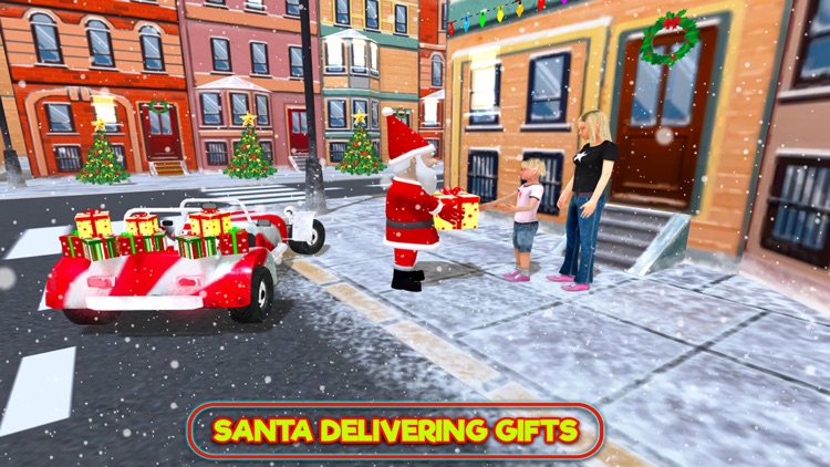 Xmas Santa Car Gift Delivery