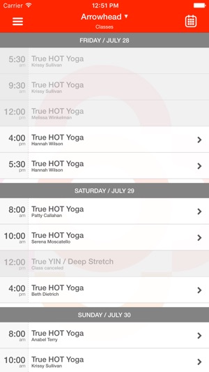 True Hot Yoga on the App Store