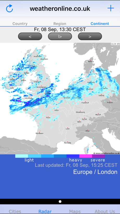 WeatherOnline App Store screenshot 3