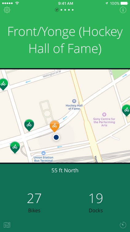 Toronto Bikes — A One-Tap Toronto Bike Share App