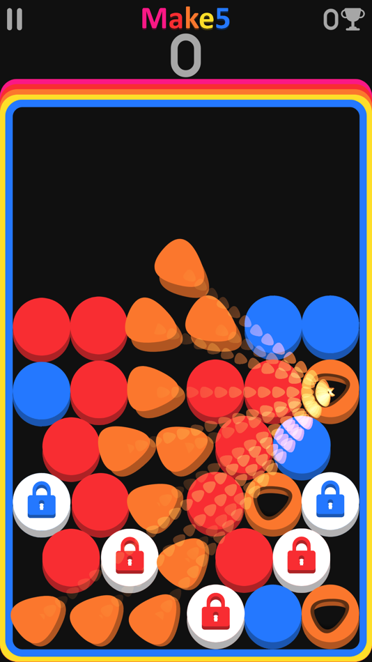 #1. Make Five! (iOS) 由: cihan ozgur