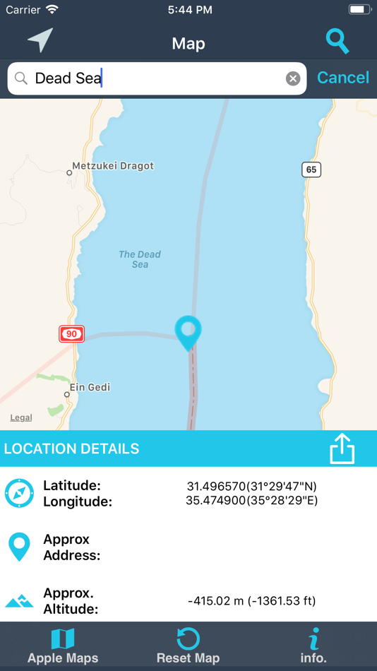 #8. Find My Location details (iOS) Podle: p swagath